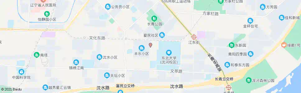 沈阳丰乐一街文化东路_公交站地图_沈阳公交_妙搜公交查询2025