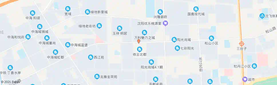 沈阳松山路宁江东街_公交站地图_沈阳公交_妙搜公交查询2025