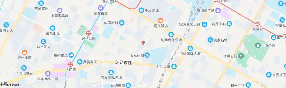 沈阳兴工四校_公交站地图_沈阳公交_妙搜公交查询2025