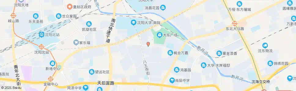 沈阳清泉路八王寺街_公交站地图_沈阳公交_妙搜公交查询2025