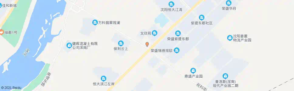沈阳祝科街浑南中路_公交站地图_沈阳公交_妙搜公交查询2025