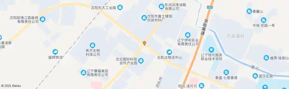 沈阳沈北路辉山大街_公交站地图_沈阳公交_妙搜公交查询2025