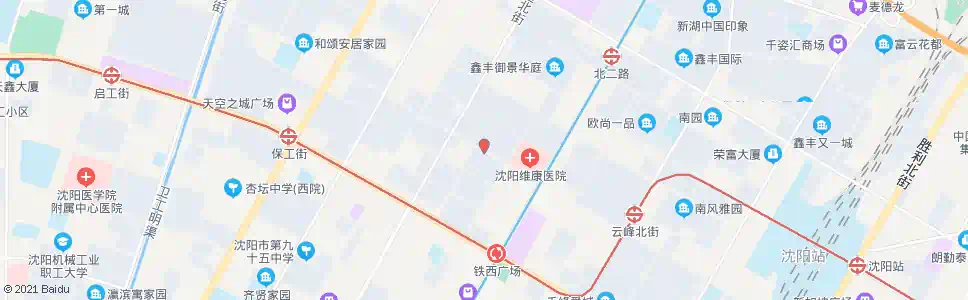 沈阳北四路贵和街_公交站地图_沈阳公交_妙搜公交查询2025