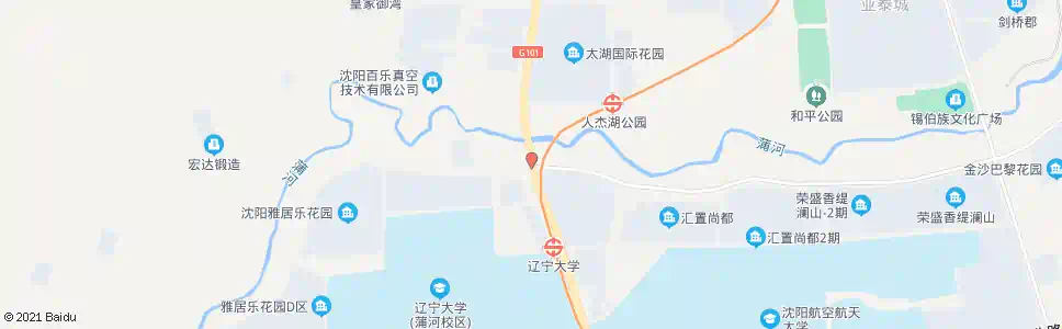 沈阳蒲南路道义大街_公交站地图_沈阳公交_妙搜公交查询2025