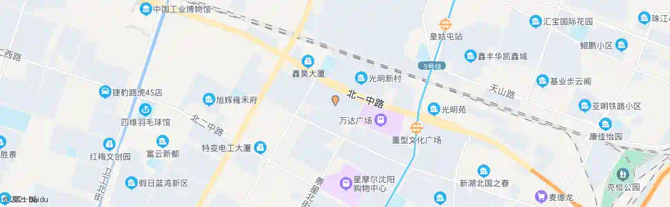 沈阳沈阳国际纺织服装城西_公交站地图_沈阳公交_妙搜公交查询2025