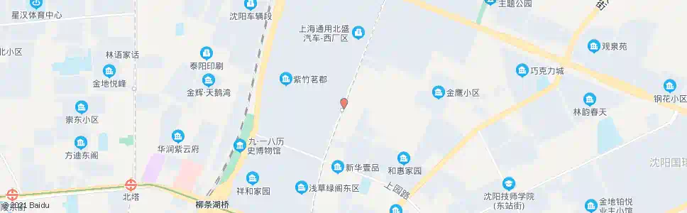 沈阳北大营街南卡门路_公交站地图_沈阳公交_妙搜公交查询2025