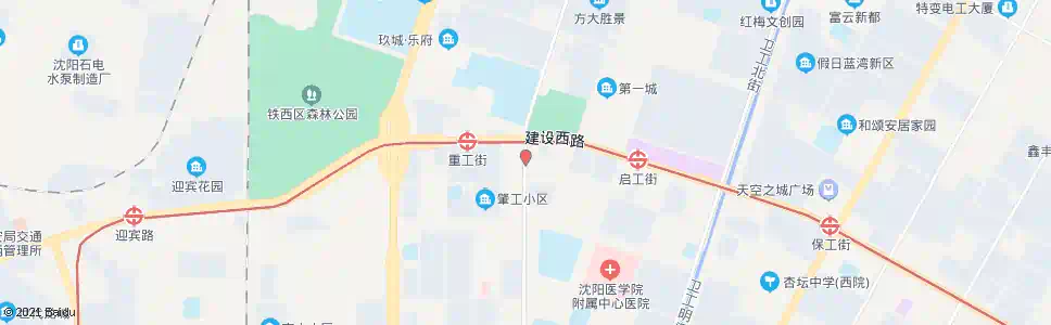 沈阳肇工南街_公交站地图_沈阳公交_妙搜公交查询2025