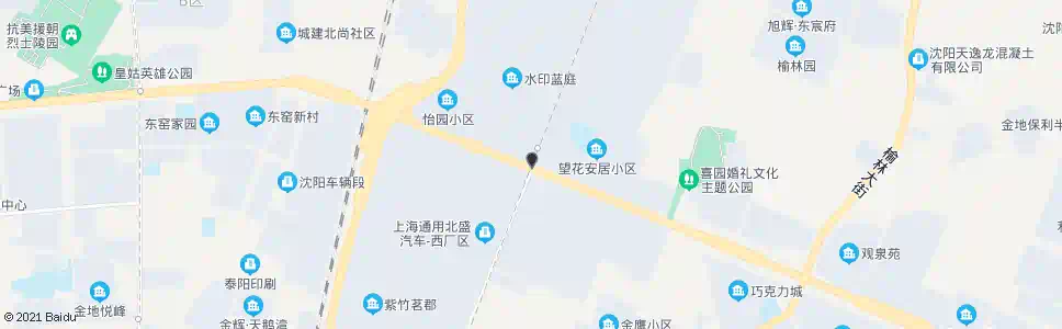 沈阳观泉路铁道口_公交站地图_沈阳公交_妙搜公交查询2025