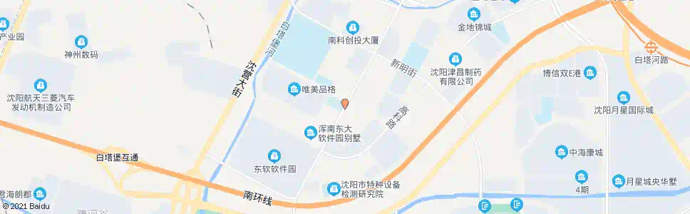 沈阳亿达唯美品格_公交站地图_沈阳公交_妙搜公交查询2025