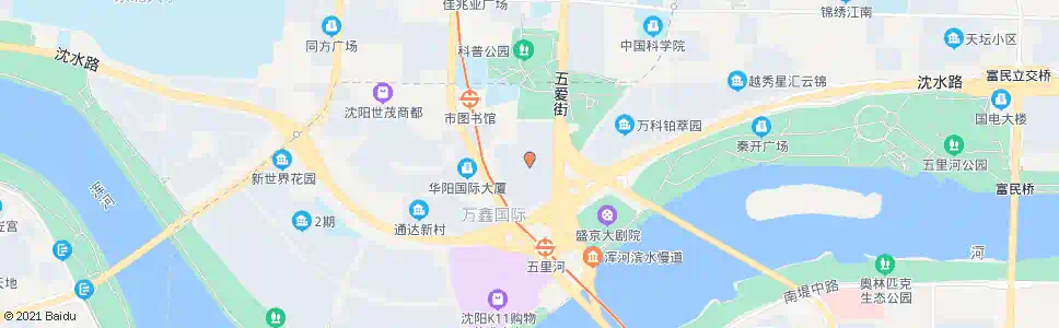 沈阳河畔花园_公交站地图_沈阳公交_妙搜公交查询2025