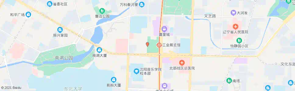 沈阳展览馆_公交站地图_沈阳公交_妙搜公交查询2025