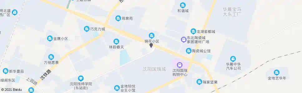 沈阳钢花小区_公交站地图_沈阳公交_妙搜公交查询2025