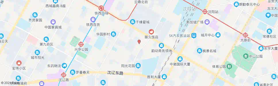 沈阳南六路兴工街_公交站地图_沈阳公交_妙搜公交查询2025