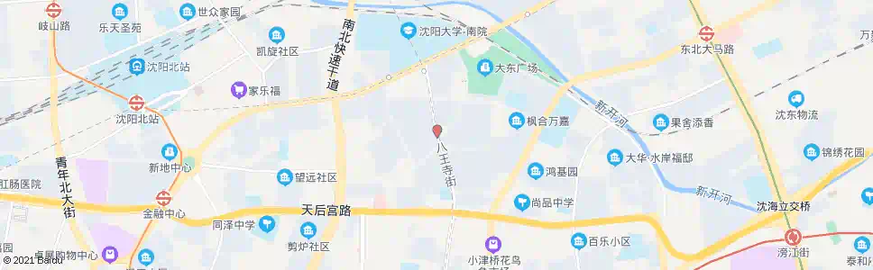 沈阳八王寺_公交站地图_沈阳公交_妙搜公交查询2025