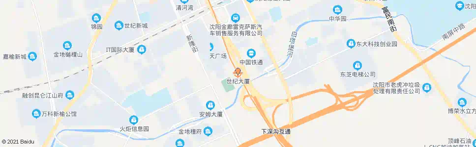 沈阳世纪大厦站_公交站地图_沈阳公交_妙搜公交查询2025