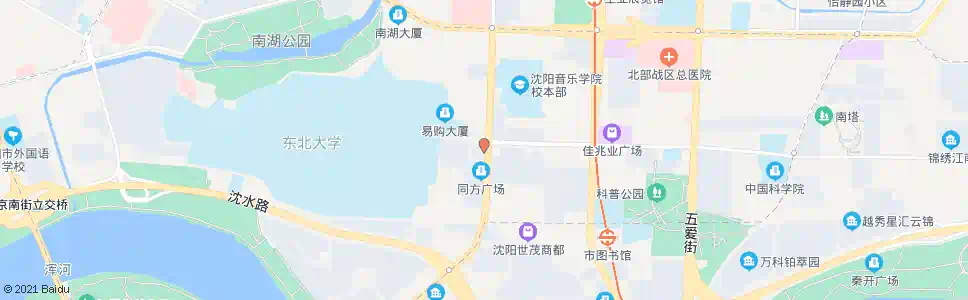 沈阳三好街百脑汇_公交站地图_沈阳公交_妙搜公交查询2025