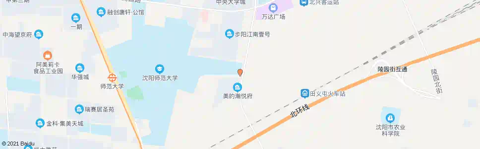 沈阳沈阳师范大学东门_公交站地图_沈阳公交_妙搜公交查询2025