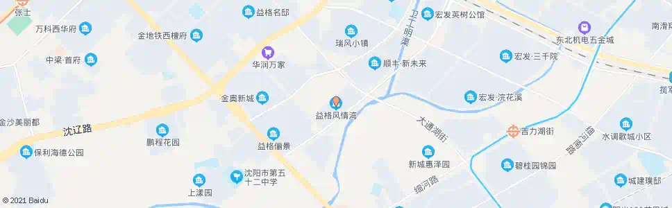沈阳益格风情湾_公交站地图_沈阳公交_妙搜公交查询2025