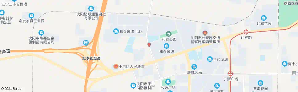 沈阳东平湖街沈大路_公交站地图_沈阳公交_妙搜公交查询2025