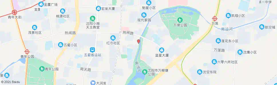沈阳东滨河街热闹路_公交站地图_沈阳公交_妙搜公交查询2025