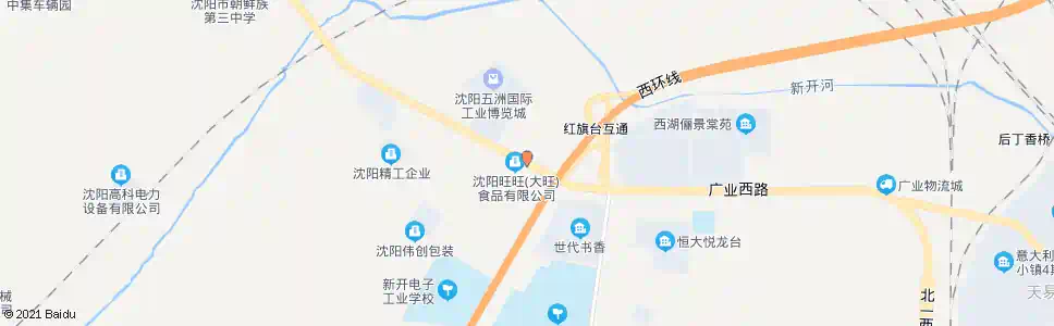 沈阳红兴路环城高速_公交站地图_沈阳公交_妙搜公交查询2025