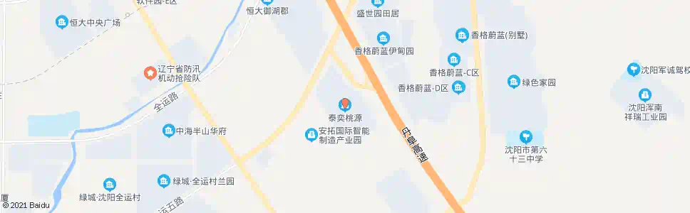 沈阳泰奕桃源_公交站地图_沈阳公交_妙搜公交查询2025