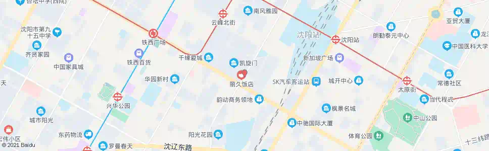 沈阳兴工街建设大路_公交站地图_沈阳公交_妙搜公交查询2025