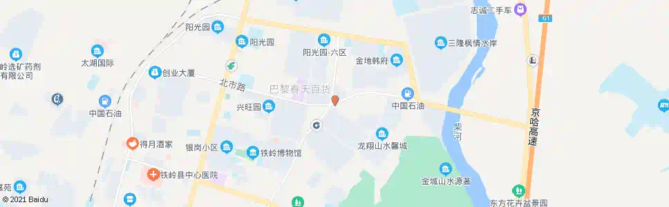 铁岭鑫海公园_公交站地图_铁岭公交_妙搜公交查询2025