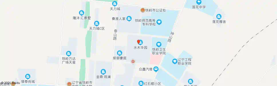 铁岭水木华园_公交站地图_铁岭公交_妙搜公交查询2025