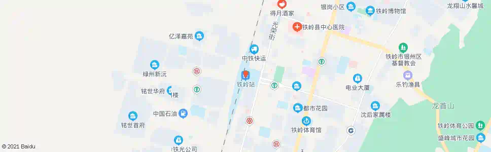 铁岭火车站_公交站地图_铁岭公交_妙搜公交查询2025