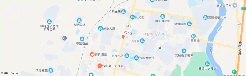 铁岭稻香村食品一部_公交站地图_铁岭公交_妙搜公交查询2025