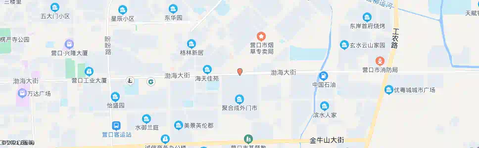 营口渤海社区_公交站地图_营口公交_妙搜公交查询2025
