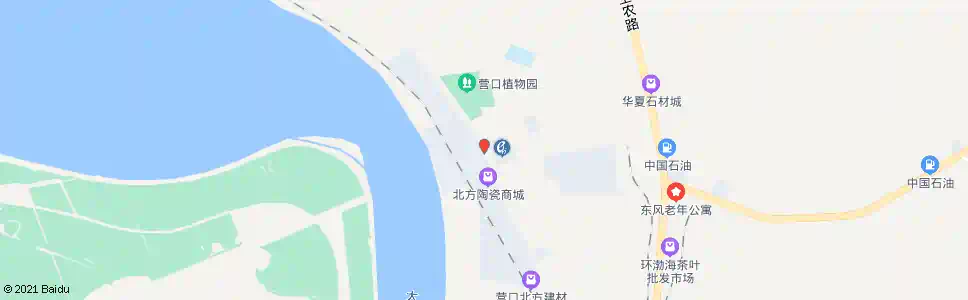 营口红运家居城(大庆路)_公交站地图_营口公交_妙搜公交查询2025