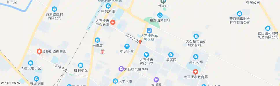 营口哈大中路和平大街_公交站地图_营口公交_妙搜公交查询2025