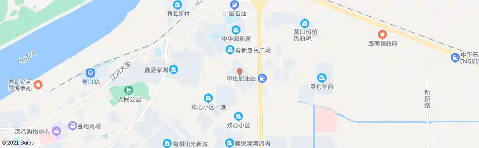 营口育新小区_公交站地图_营口公交_妙搜公交查询2025