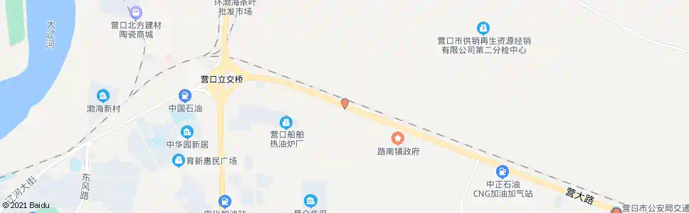 营口大水塘三队_公交站地图_营口公交_妙搜公交查询2025