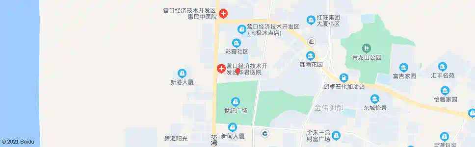 营口港务小区_公交站地图_营口公交_妙搜公交查询2025