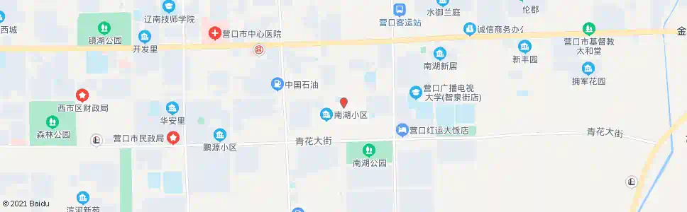 营口南湖小区_公交站地图_营口公交_妙搜公交查询2025