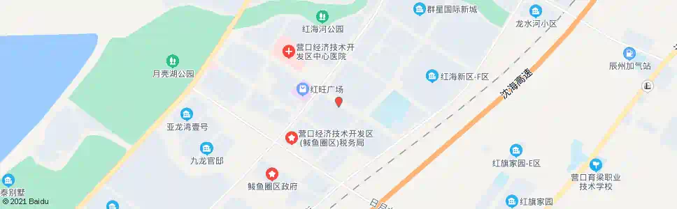 营口红海新区A去_公交站地图_营口公交_妙搜公交查询2025