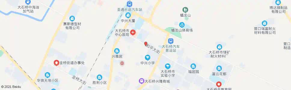 营口和平大街军民路_公交站地图_营口公交_妙搜公交查询2025