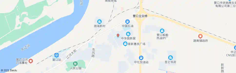 营口东风小学_公交站地图_营口公交_妙搜公交查询2025