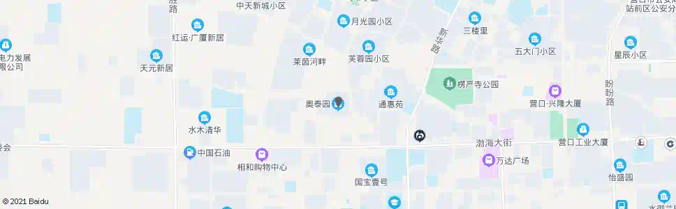 营口奥泰园_公交站地图_营口公交_妙搜公交查询2025