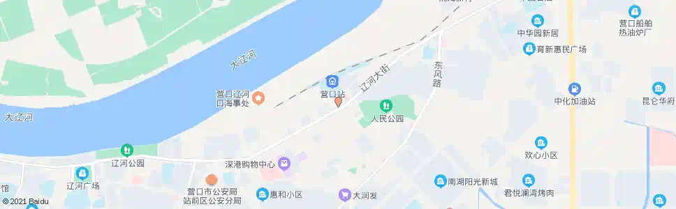 营口建材市场_公交站地图_营口公交_妙搜公交查询2025