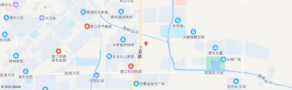 营口东晶社区_公交站地图_营口公交_妙搜公交查询2025