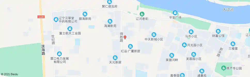 营口得胜市场(得胜路)_公交站地图_营口公交_妙搜公交查询2025