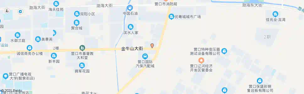 营口鑫牛市场_公交站地图_营口公交_妙搜公交查询2025