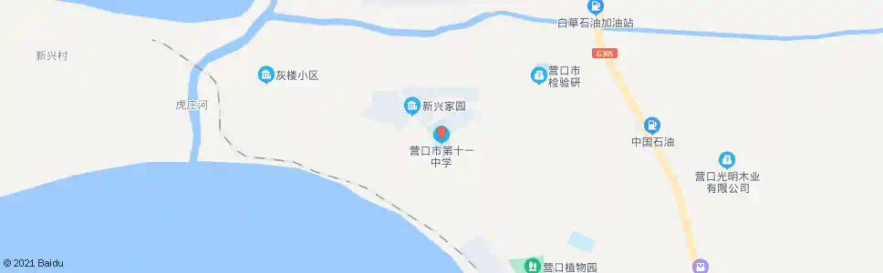 营口十一中_公交站地图_营口公交_妙搜公交查询2025