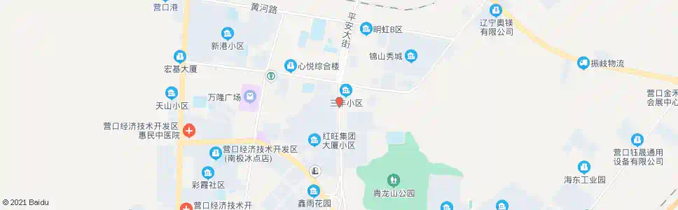 营口大厦小区东门_公交站地图_营口公交_妙搜公交查询2025