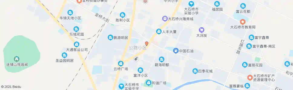 营口大石桥老干部局_公交站地图_营口公交_妙搜公交查询2025