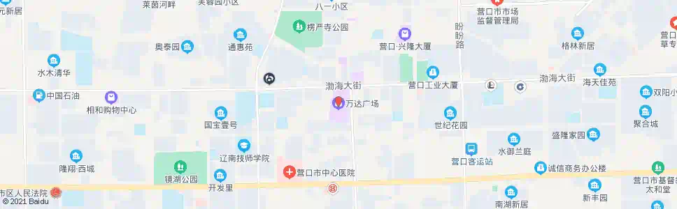 营口万达防火材料_公交站地图_营口公交_妙搜公交查询2025